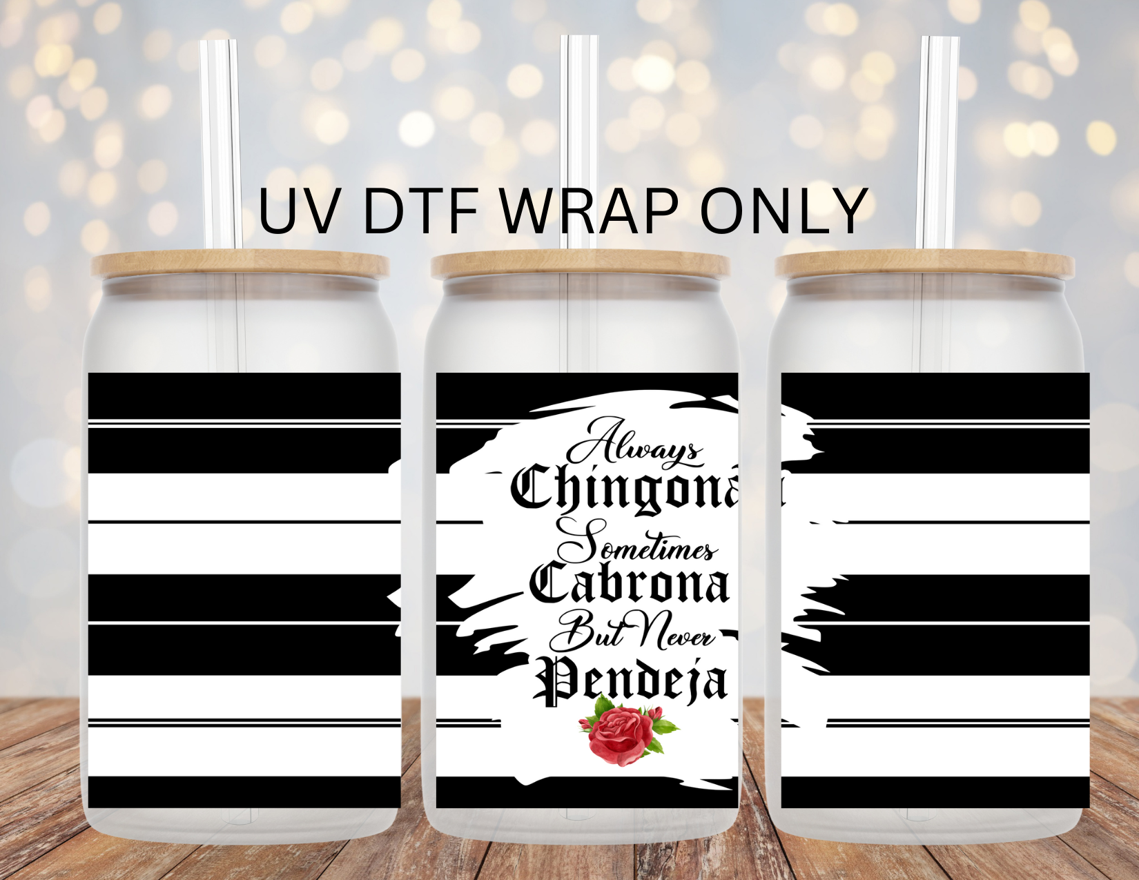 Buy UV DTF Cup Wraps for 16 oz - UV DTF Transfers Stickers for Glass, 8  Sheets Black Girl Inspirational Quotes, Personalized Hairstyle,  Motivational Letters, No Heat Needed, Creative Gifts Online at  desertcartOMAN
