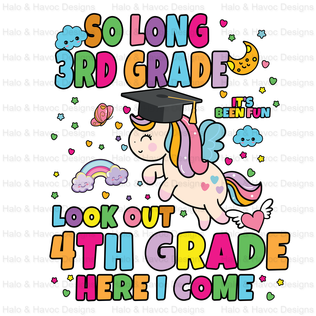 So Long Unicorn 3rd Grade