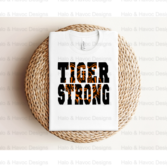 Tiger Strong Sports Mascot Design