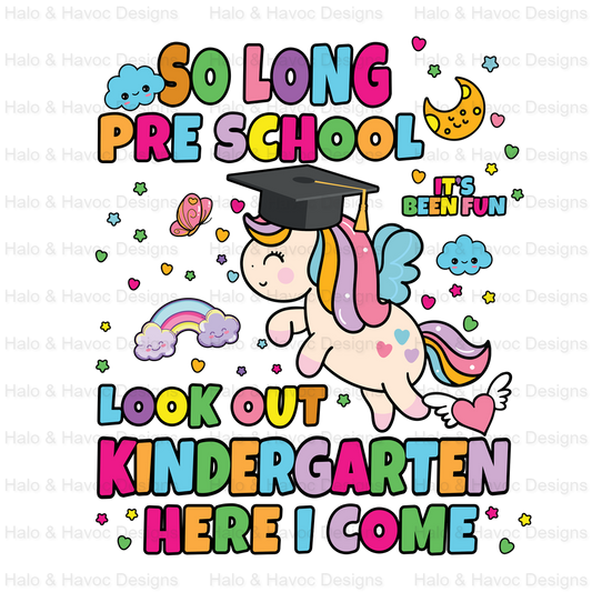 So Long Unicorn Pre School