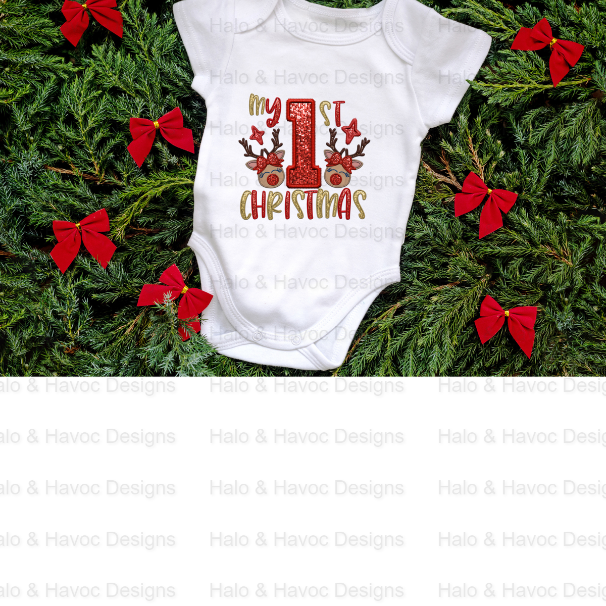 My 1st Christmas Onsie