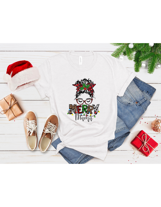 Merry Mama Christmas T-shirt