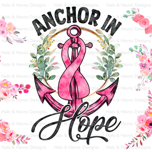 Anchor in Hope Breast Cancer DTF