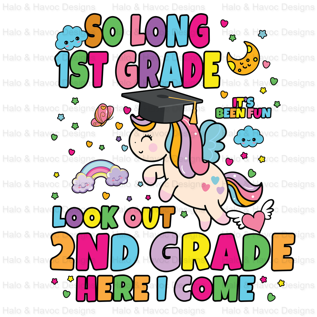 So Long Unicorn 1st Grade