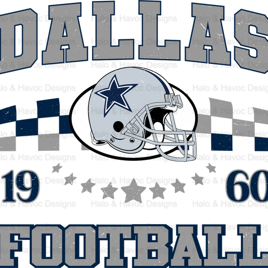 Retro Cowboys Football