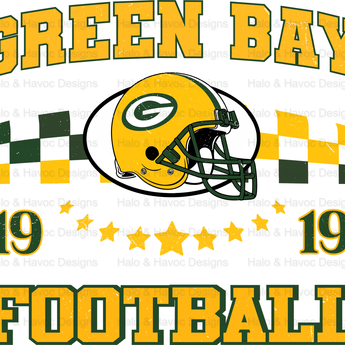 Retro Packers Football