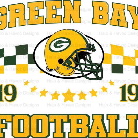 Retro Packers Football