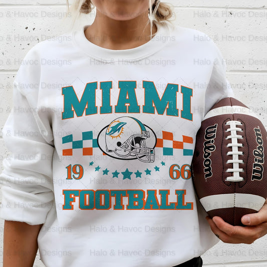 Retro Miami NFL T-Shirt
