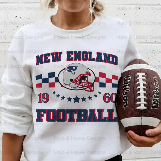 Retro New England NFL T-Shirt