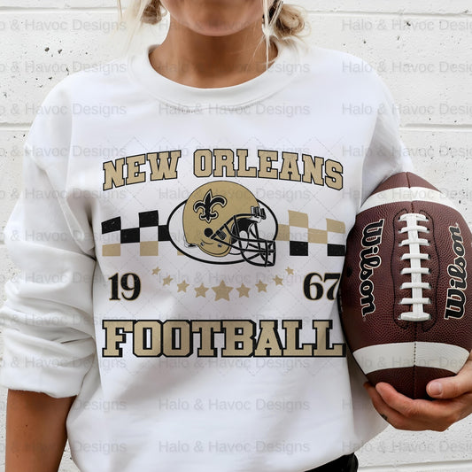 Retro New Orleans NFL T-Shirt