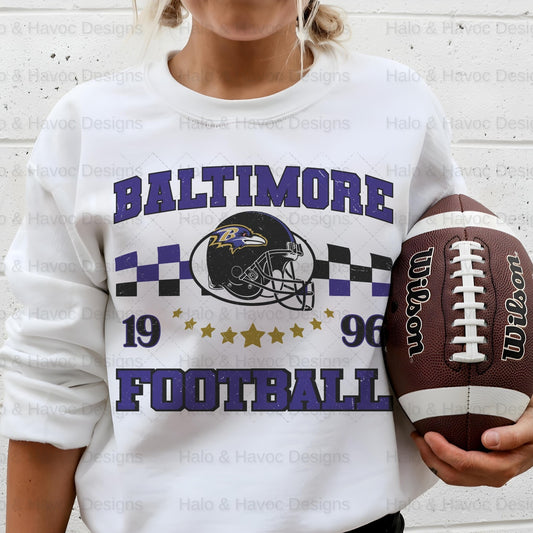 Retro Baltimore NFL T-Shirt