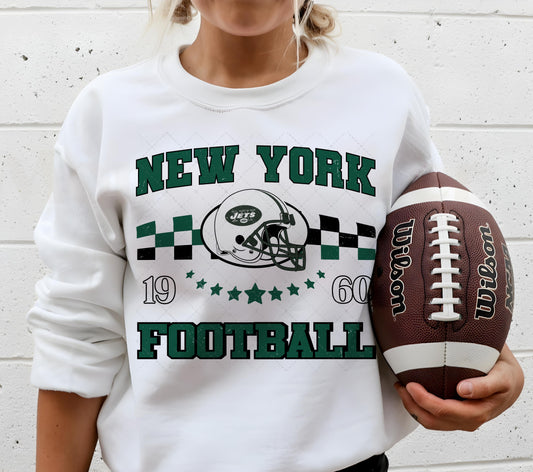 Retro New York 2 NFL T-Shirt