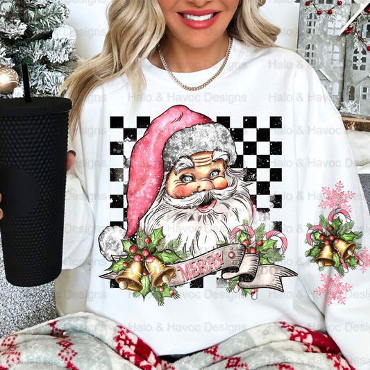 Checkered Santa